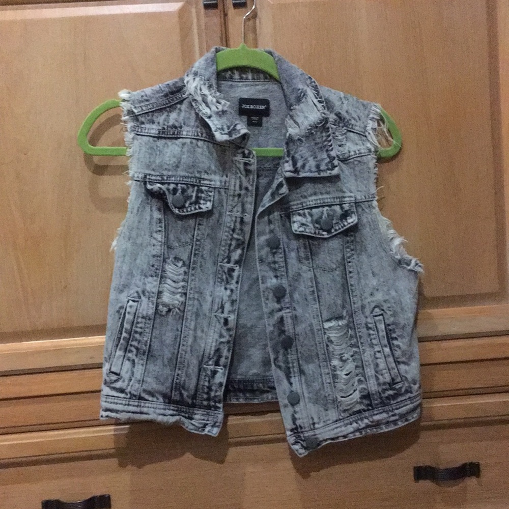 Grunge Denim Vest